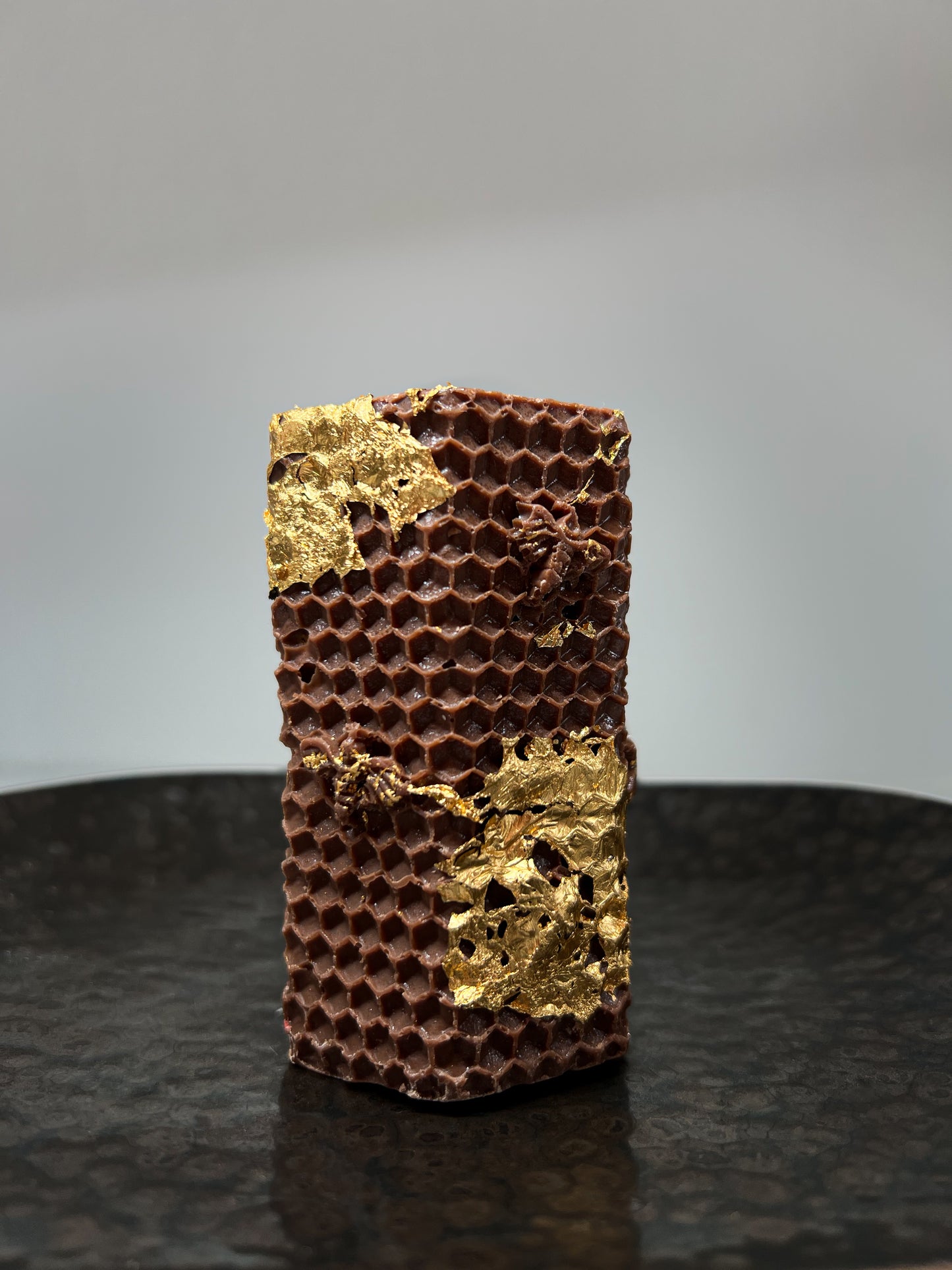 Golden Honey Treasures: Belgian Milk Chocolate Beehive
