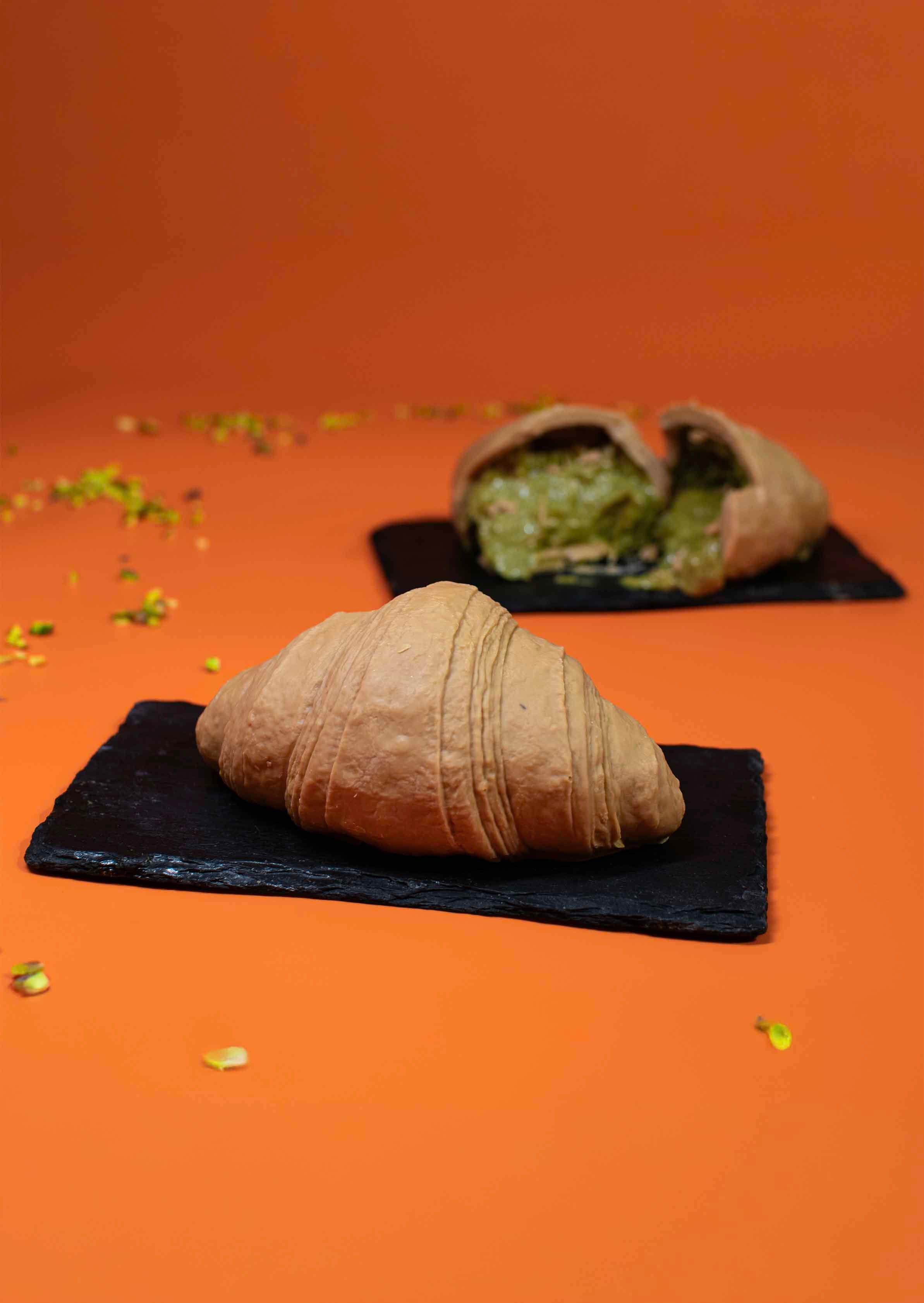 Pistachio Filled Chocolate Croissant