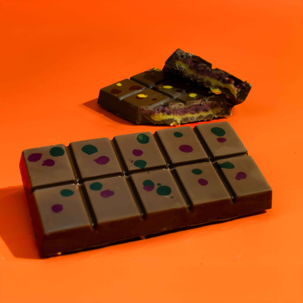 Rossetta - Handmade Pistachio & Rose Chocolate Bar