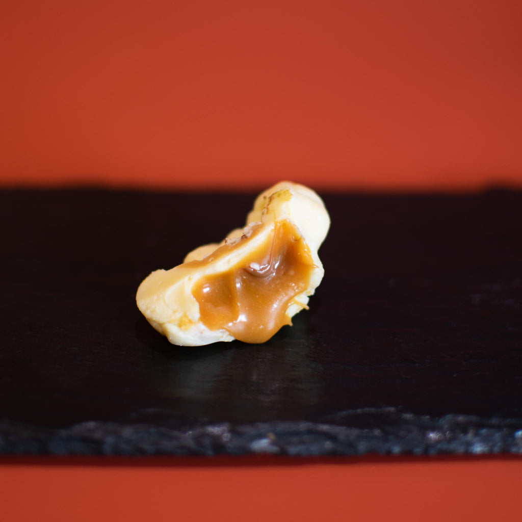 Belgian White Chocolate Popcorn with Salted Caramel, Box of 12
