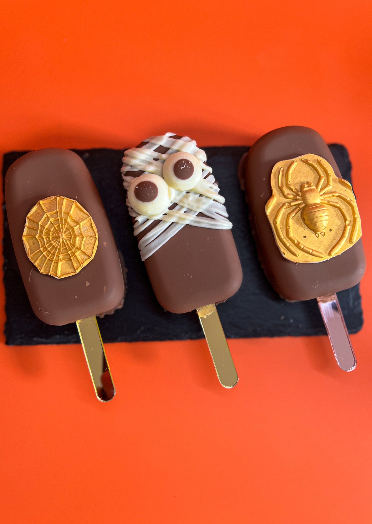 Halloween Ice Cream Trio: Nutella, Biscoff, Bueno