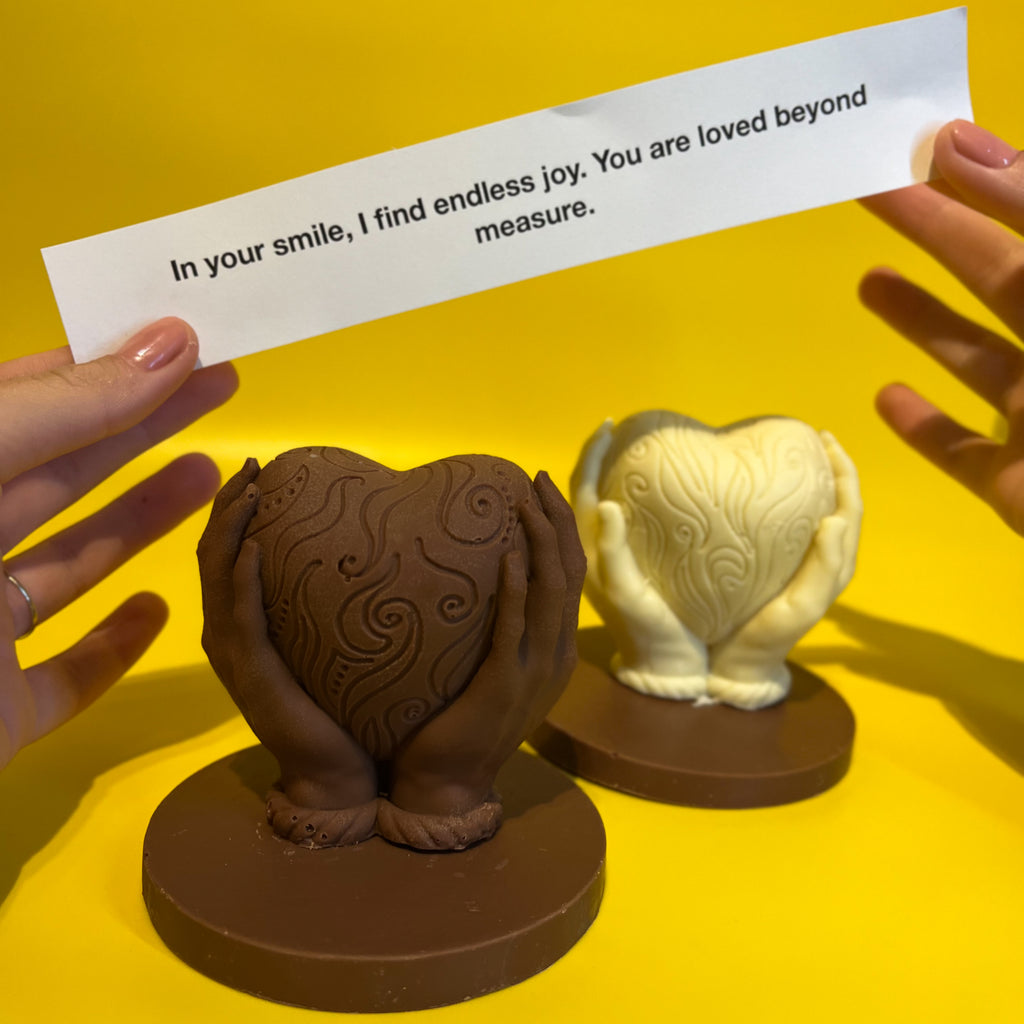 Personalized Heart of Love Chocolate