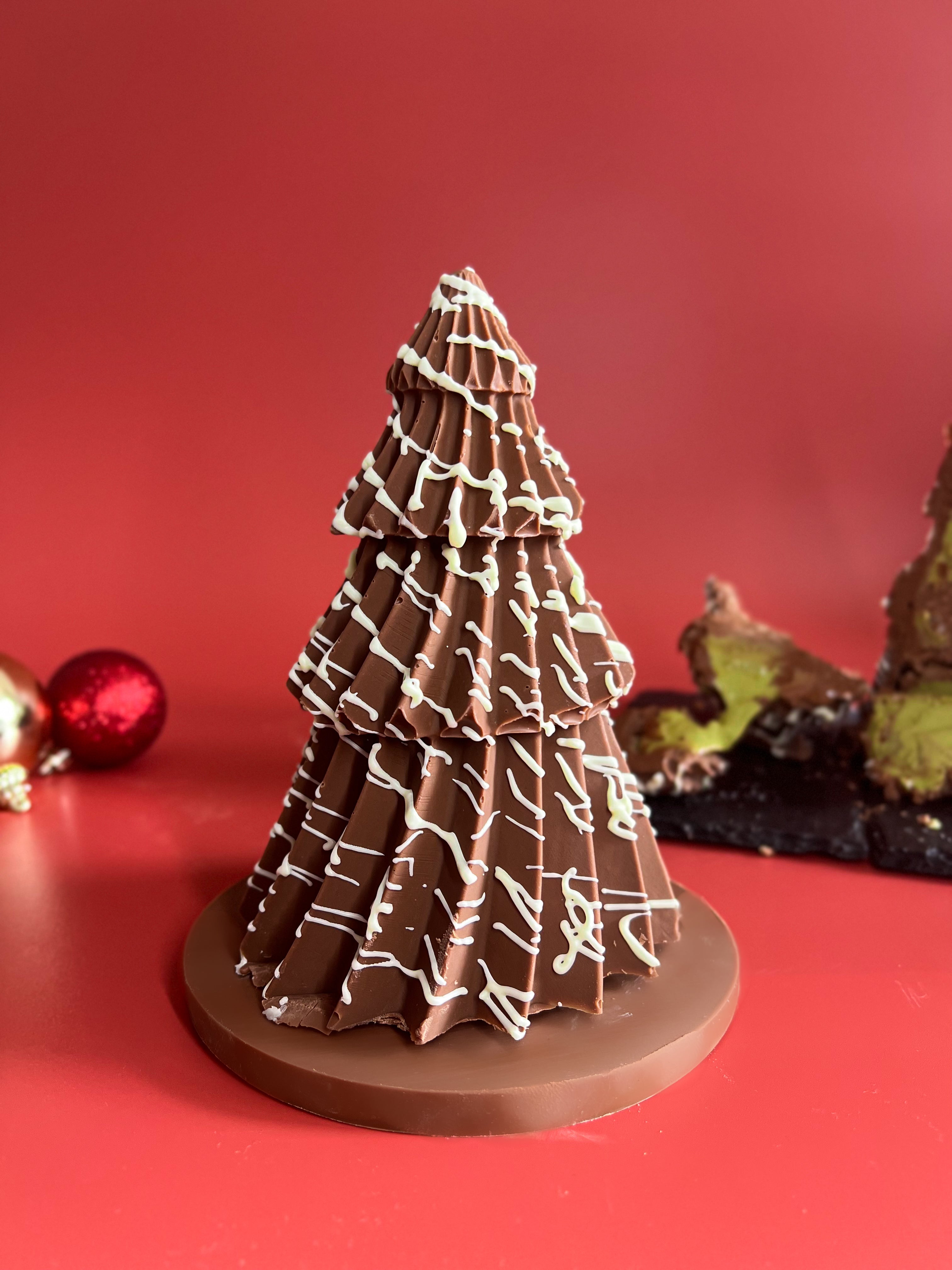 Pistachio Christmas Chocolate Tree