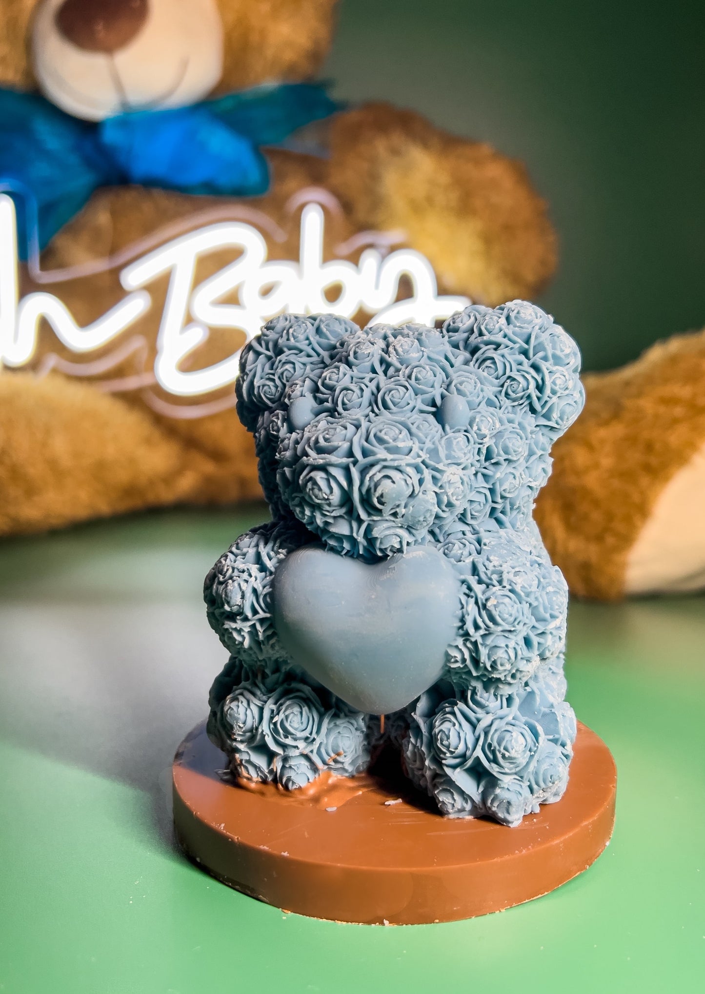 Azure Love: Belgian White Chocolate Bear